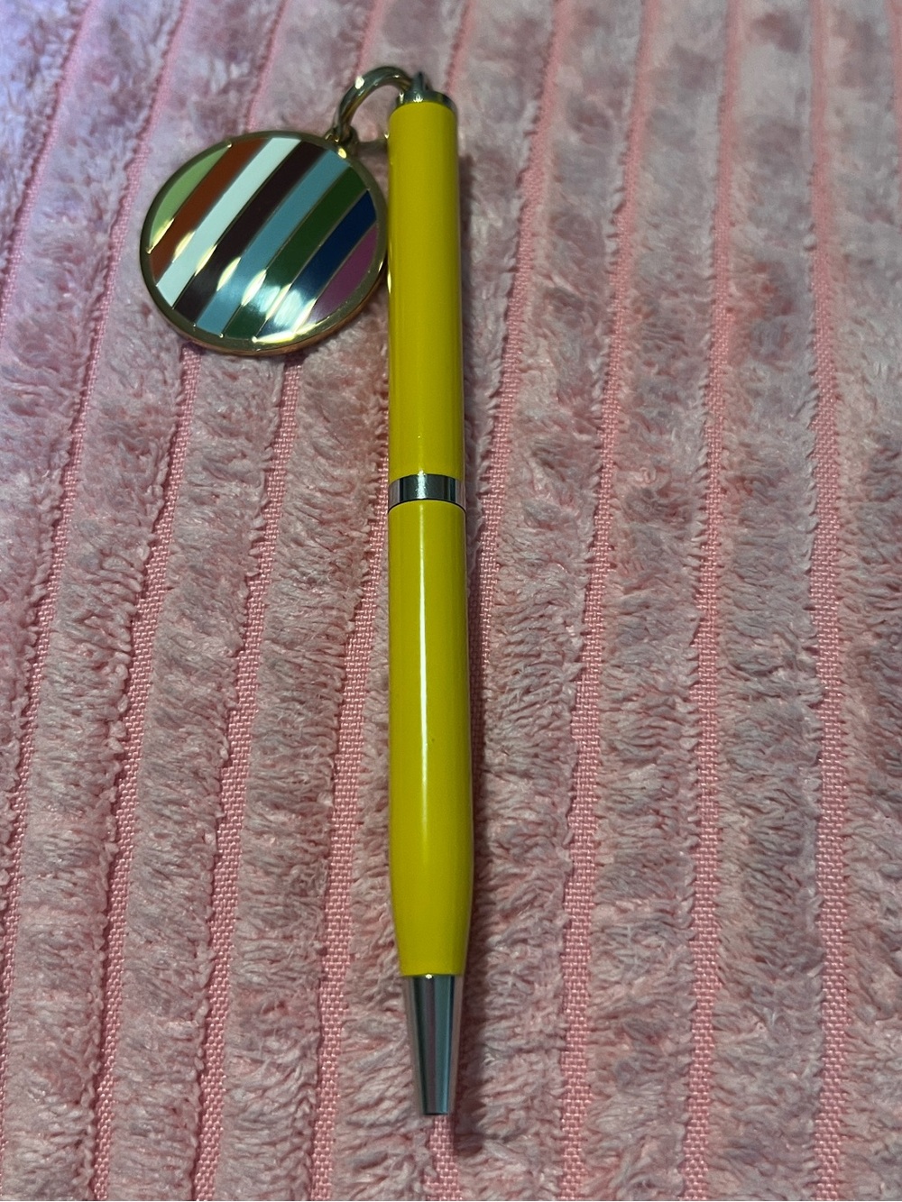 Coach Ballpoint Pen w/Legacy Charm - Picture 2 of 7